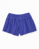 Short da bambina in maglia con design fluido