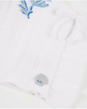 Top da bambina in maglia con paillettes decorative