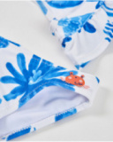 Bikini da bambina in maglia con spalline regolabili