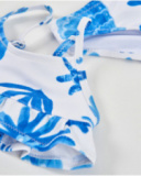Bikini da bambina in maglia con spalline regolabili