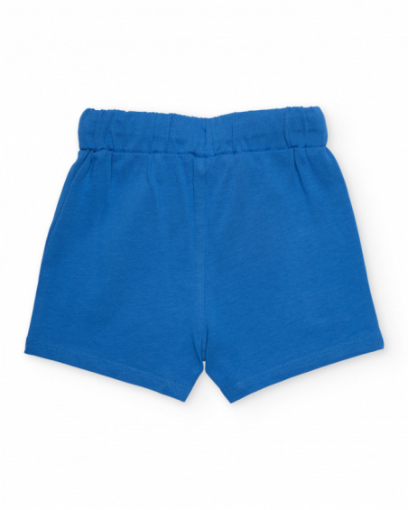 Completo da bambino in maglia con stampa a righe