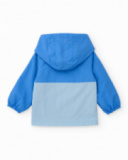 Giacca da bambino in tessuto piano con tasche con zip