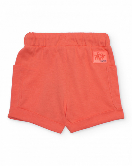 Bermuda da bambino in maglia con vita elasticizzata