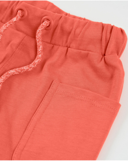 Bermuda da bambino in maglia con vita elasticizzata