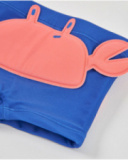 Costume da bagno da bambino in maglia con tessuto elastico