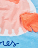 Asciugamano da bambina in maglia con tessuto morbido