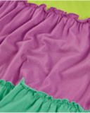 Vestito da bambina in maglia con design asimmetrico