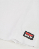 T-shirt da bambino in maglia con stampa frontale