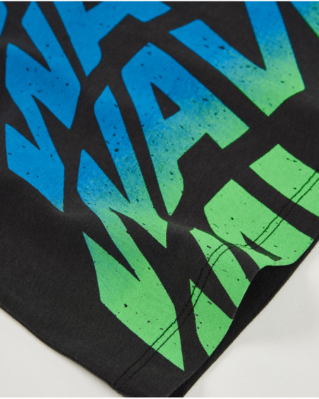 T-shirt da bambino in maglia con effetto degradé