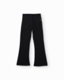 Pantaloni da bambina in maglia a gamba svasata