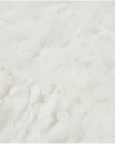 Vestito da bambina tinta unita con decorazioni floreali