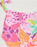 Top da bambina in maglia con design asimmetrico