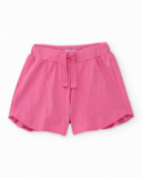 Shorts da bambina in maglia con cordoncino regolabile