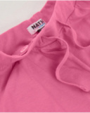 Shorts da bambina in maglia con cordoncino regolabile