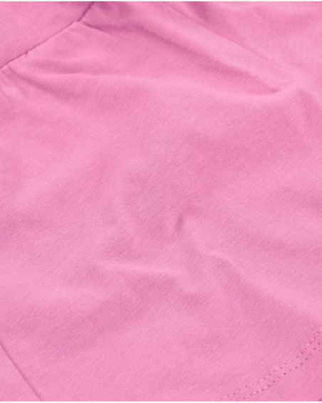 Shorts da bambina in maglia dalla vestibilità ampia