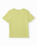 T-shirt da bambino in maglia in stile californiano