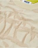 Maglione da bambino in maglia con motivo di palme