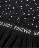 Vestito da bambina in maglia con applicazioni brillanti