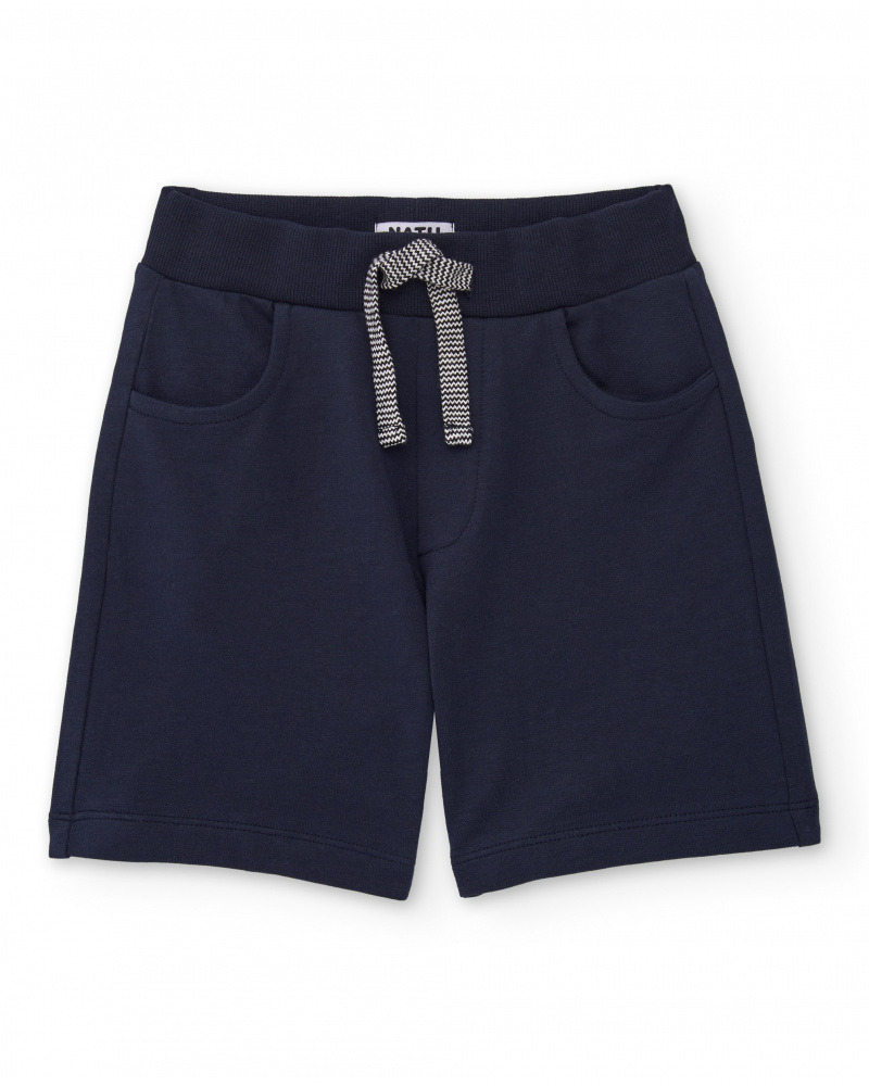 Bermuda da bambino in maglia con vita elasticizzata
