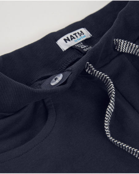 Bermuda da bambino in maglia con vita elasticizzata