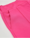 Shorts da bambina in maglia in tessuto leggero