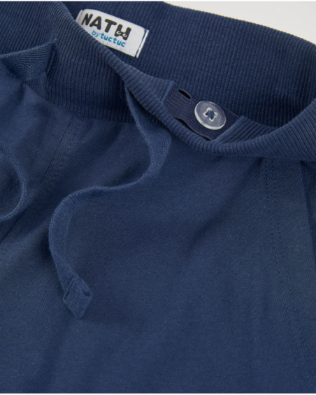 Bermuda da bambino in maglia con vita elasticizzata