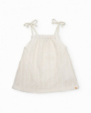 Top da bambina in maglia con spalline regolabili