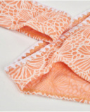 Bikini da bambina in maglia con stampa in rilievo