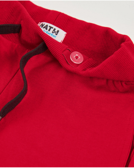 Bermuda da bambino in maglia con coulisse regolabile