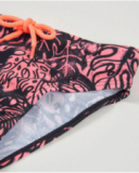 Costume da bagno da bambino in maglia con cordoncino decorativo