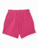 Shorts da bambina in maglia con tasche laterali