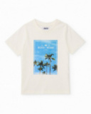 Completo da bambino in maglia con stampa frontale