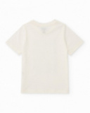 Completo da bambino in maglia con stampa frontale