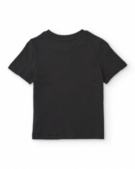 Completo da bambino in maglia con stampa sfumata