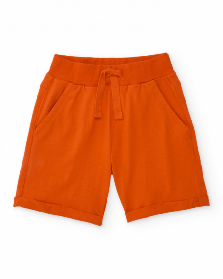 Completo da bambino in maglia con messaggio grafico