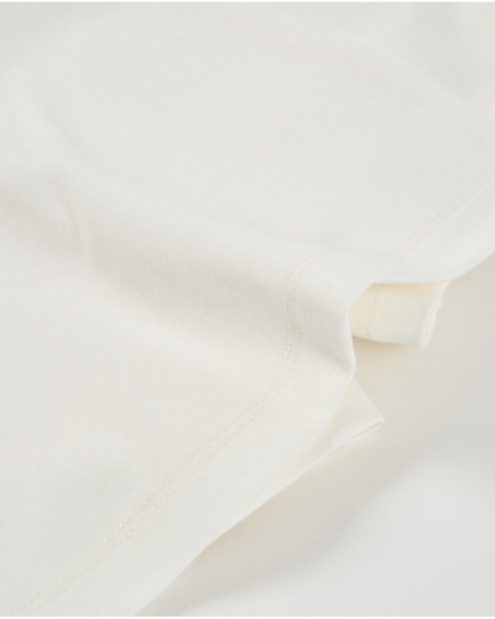 Gonna pantalone da bambina in maglia con fibbia decorativa