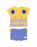 Costume da bagno in maglia per neonato con dettagli in rilievo | tuc tuc