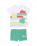 Costume da bagno in maglia per neonato con motivo fruttato | tuc tuc