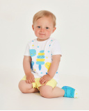 Completo in maglia per neonato con tasche frontali | tuc tuc