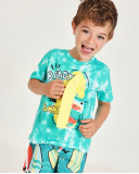 T-shirt da bambino in maglia con dettaglio in rilievo | tuc tuc