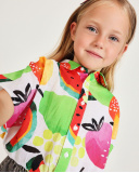 Camicia da bambina in tessuto dal taglio corto | tuc tuc