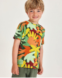 T-shirt da bambino in maglia con stampa all-over | tuc tuc