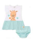 Vestito in maglia per neonato con motivo giraffe | tuc tuc