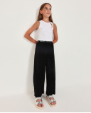 Pantaloni da bambina in maglia a coste | tuc tuc