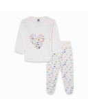 CONJUNTO PUNTO CON PIES NIÑA BLANCO FORMENTERA CONJUNTO PUNTO CON PIES NIÑA BLANCO FORMENTERA