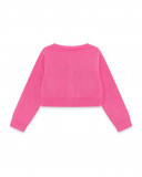 Giacca tricot fattorino bambina rosa tahiti Giacca tricot fattorino bambina rosa tahiti