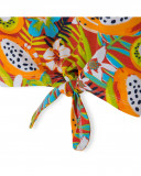 T-shirt e pantalonicini jersey lacci bambina arancione summer T-shirt e pantalonicini jersey lacci bambina arancione summer