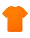 T-shirt jersey stampata bambino arancione funcactus