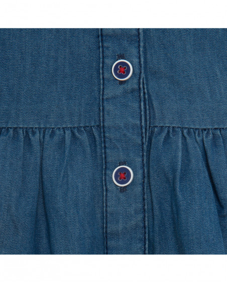 Abito jeans bretelle bambina azzurro red submarine Abito jeans bretelle bambina azzurro red submarine