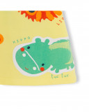 T-shirt e bermuda denim messaggio bambino azzurro hi! sunshine T-shirt e bermuda denim messaggio bambino azzurro hi! sunshine